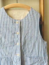 Cotton Linen Reversible Vest