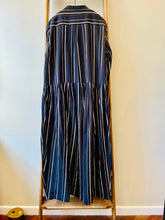 Cotton Linen Band Collar Dress