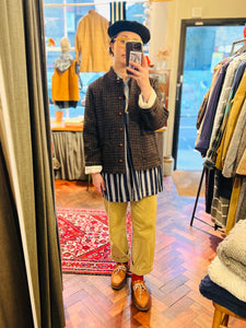 Tweed Painter Jacket / Gray Check