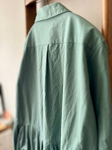 Typewrighter Cotton Dress / Green