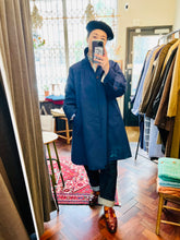 Wax Cotton Balmacaan Rain Coat
 / Navy