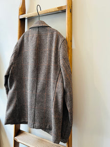 Cheviot Tweed Jacket / Brown Check