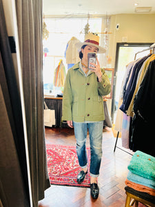 Wax Cotton Field Jacket / Olive