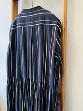 Cotton Linen Band Collar Dress