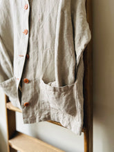 Linen Work Jacket / Natural Beige