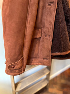 Sheepskin Field Jacket / Brown