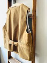 Reversible Cotton Twill Vest / Beige