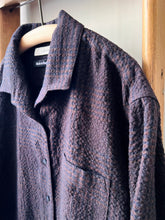 Wool Cotton mix Shirt / Brown check