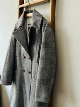 Shetland Wool Coat / Houndstooth