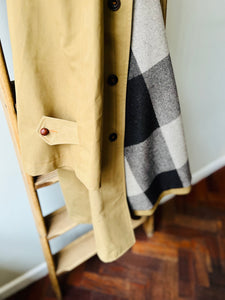 Balmacaan coat Cotton Drill / Khaki