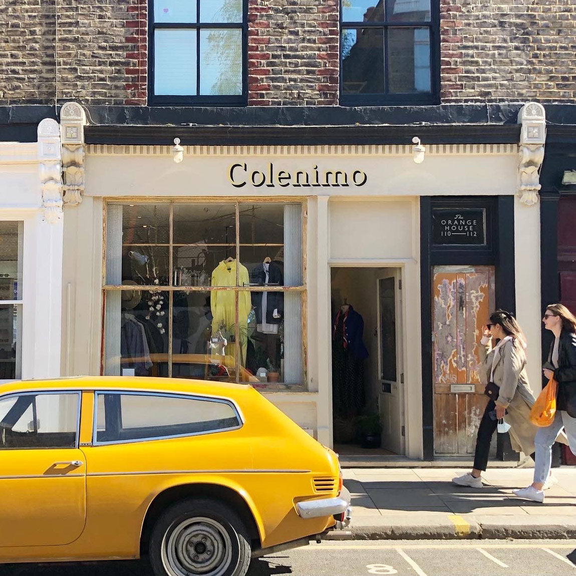 The Colenimo shop on Columbia Raod on a sunny day.