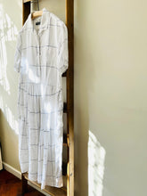 Irish Linen Dress / White Check