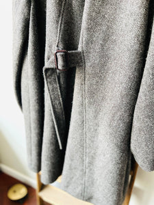 Shetland Wool Balmacaan Coat / Herringbone – Colenimo