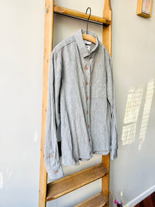 Irish Linen Shirt / Gray Chambray