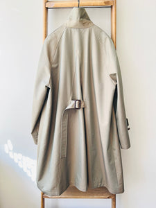 A-Line Balmacaan Rain Coat / Olive