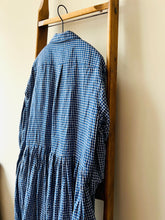 Irish Linen Dress / Blue Check