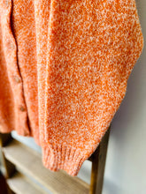 Shetland Wool Cardigan / Orange