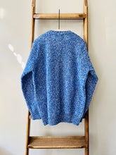 Shetland Wool Cardigan / Blue